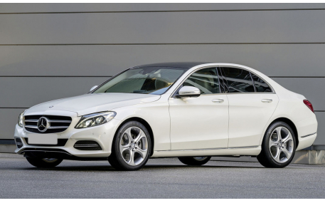 Накладка на задний бампер Mercedes C-class W205
