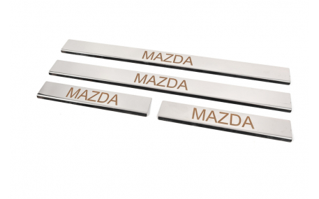 Накладки на пороги Mazda 6