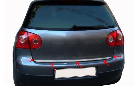 Хром накладки Volkswagen Golf 5