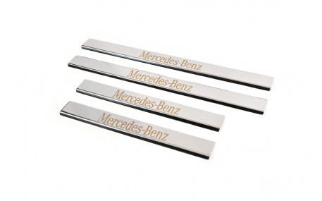 Накладки на пороги Mercedes E-class W210