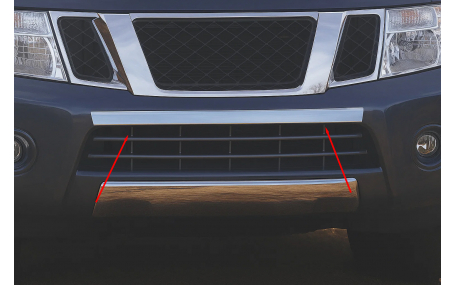 Хром накладки Nissan Navara/Pathfinder