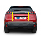 Хром накладка Peugeot 3008
