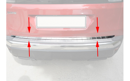 Хром накладка Peugeot 3008