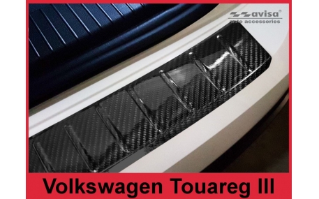 Накладка на задний бампер Volkswagen Touareg