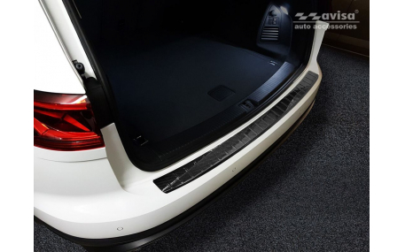 Накладка на задний бампер Volkswagen Touareg