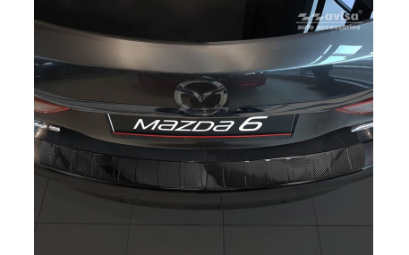 Накладка на задний бампер Mazda 6