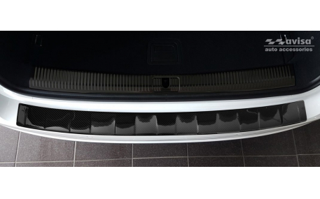 Накладка на задний бампер Audi A4 B9