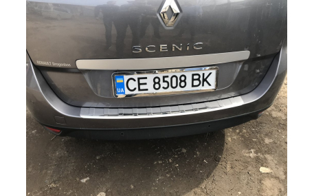 Накладка на задний бампер Renault Grand Scenic