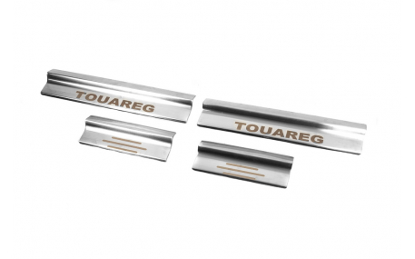 Накладки на пороги Volkswagen Touareg
