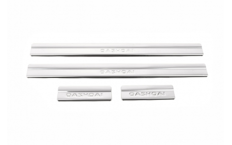 Накладки на пороги Nissan Qashqai