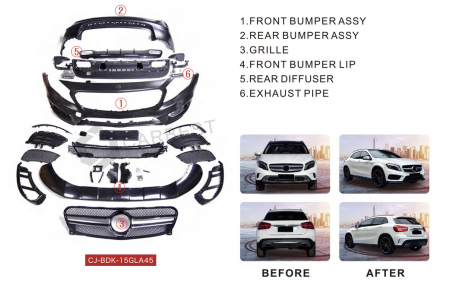 Комплект обвеса Mercedes GLA-class X156