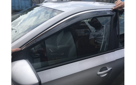 Дефлекторы окон Skoda Rapid