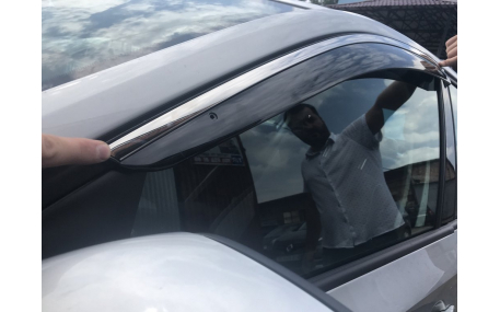 Дефлекторы окон Skoda Rapid