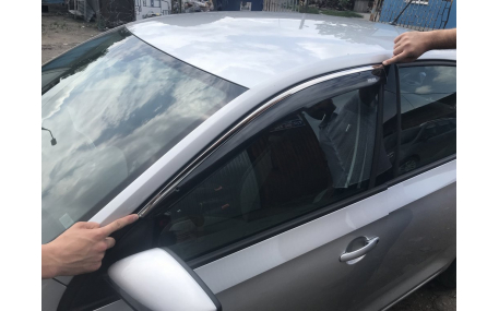 Дефлекторы окон Skoda Rapid
