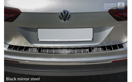 Накладка на задний бампер Volkswagen Tiguan