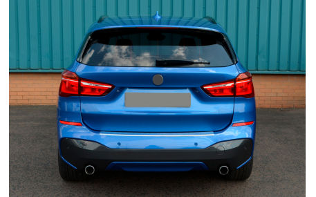 Накладка на задний бампер BMW X1 F48