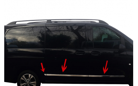 Хром накладки Mercedes Vito W447
