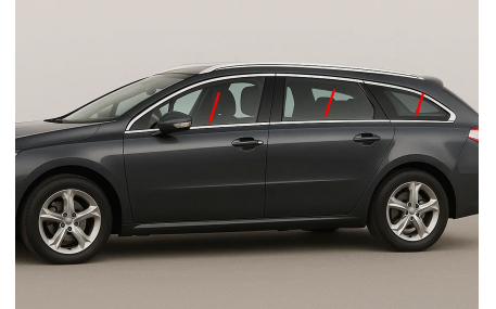 Хром накладки Peugeot 508