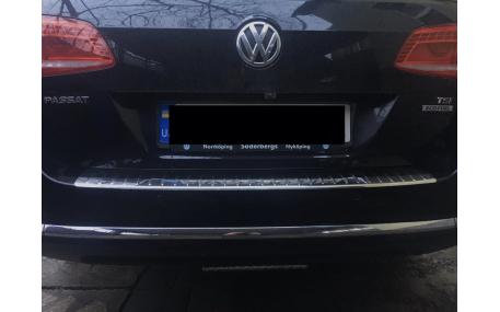 Накладка на задний бампер Volkswagen Passat B7