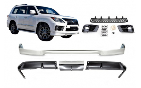 Накладки на бампера Lexus LX570 2012-2015