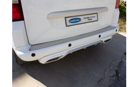 Накладка на задний бампер Citroen Berlingo