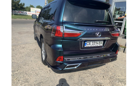 Накладки на бампера Lexus LX570 2016-2021
