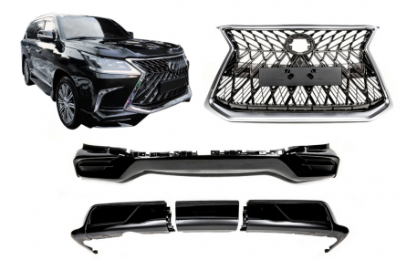 Накладки на бампера Lexus LX570 2016-2021