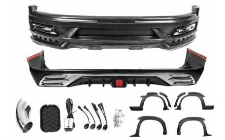 Накладки на бампера Toyota Land Cruiser 200