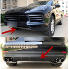 Накладки на бампера Porsche Cayenne 959