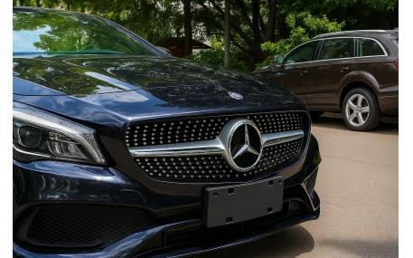 Решетка радиатора Mercedes CLA-class W117 2013-2016