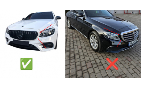 Решетка радиатора Mercedes E-class W213 2016-2020