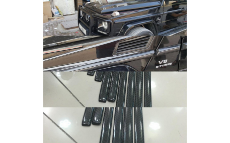 Вставки в молдинги дверей Mercedes G-class W463