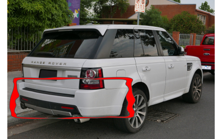 Бампер задний Range Rover Sport L320