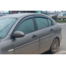 Дефлекторы окон Hyundai Accent
