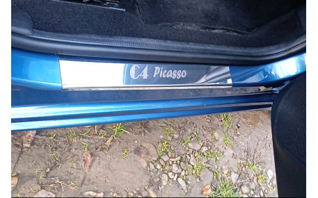 Накладки на пороги Citroen C4