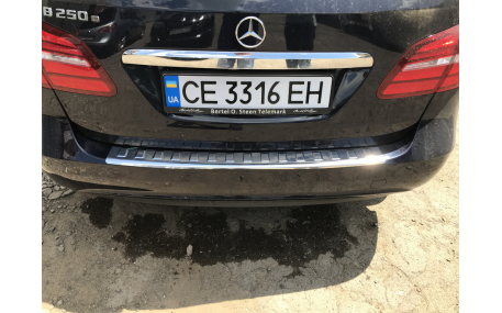 Накладка на задний бампер Mercedes B-class W246