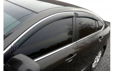 Дефлекторы окон Ford Mondeo MK5 Sedan