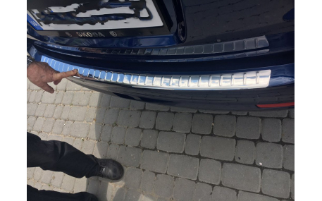 Накладка на задний бампер Mercedes E-class W212