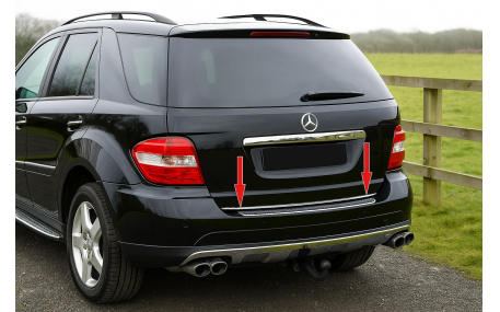 Хром накладки Mercedes ML-class W164