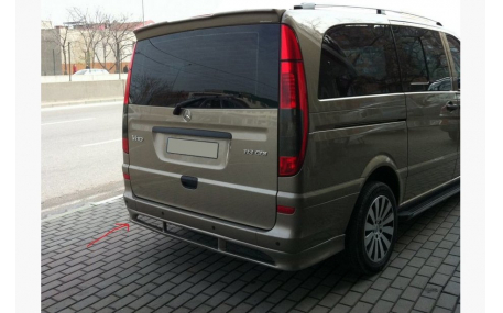Накладка задняя Mercedes Vito W639