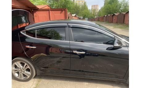 Дефлекторы окон Hyundai Elantra AD