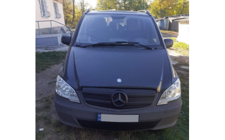 Зимняя накладка на решетку Mercedes Vito W639