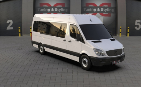 Зимняя накладка на решетку Mercedes Sprinter 2007-2012