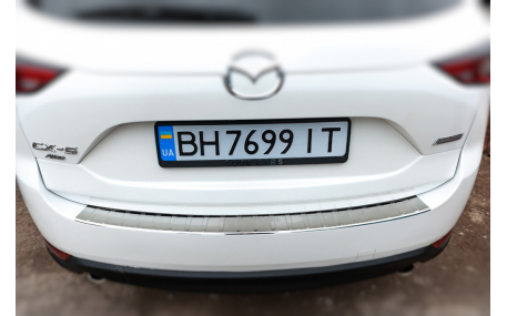 Накладка на задний бампер Mazda CX-5