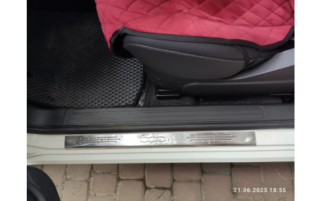 Накладки на пороги Fiat 500