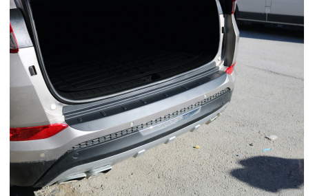 Накладка на задний бампер Hyundai Tucson 2015-2018