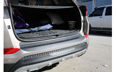 Накладка на задний бампер Hyundai Tucson 2015-2018