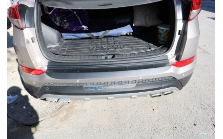 Накладка на задний бампер Hyundai Tucson 2015-2018