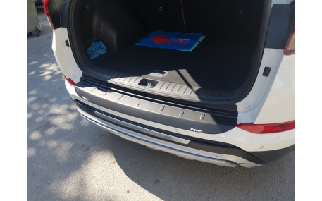 Накладка на задний бампер Hyundai Tucson 2015-2018