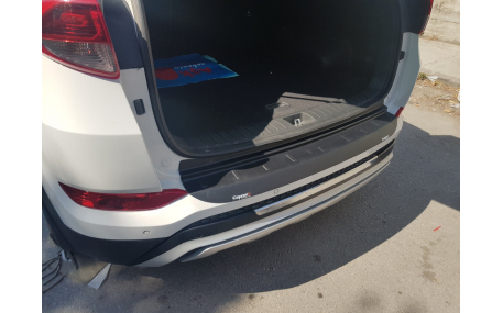 Накладка на задний бампер Hyundai Tucson 2015-2018